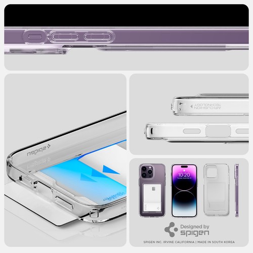 Etui na karty iPhone 14 Pro Max / 14 / 14 Plus | Spigen [Crystal Slot] - Zdjęcie 25 z 66