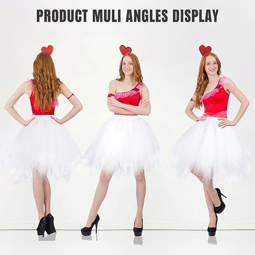 Womens Tulle Tutu Skirt Lined Soft Full Multi-Layered Regular & Plus Sizes - Picture 8 of 26