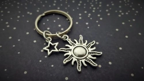 Is That The New 2pcs Star & Moon Keychain ??