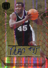 DeJuan Blair Autographed 2011 Panini Card
