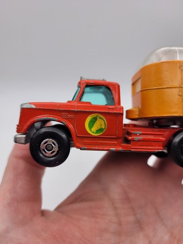 Matchbox Super Kings K-18, Dodge Tractor & Articulated Horse Van, 1971... - Picture 5 of 24