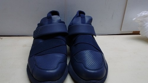 Zara Blue Faux Leather Slip On Monk Strap Fashion Sneaker Men Shoes Size 9.5M 42 - Picture 4 of 8