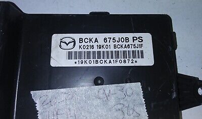 BCKA 675J0B front seat control module 2019-2021 Mazda 3 or BCKA 675J0B front seat control module 2019-2021 Mazda 3 or