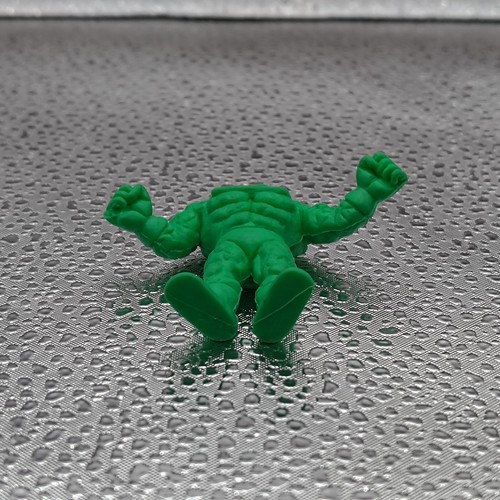 M.U.S.C.L.E Figure Kinnikuman #095 Magnitude-1 Man Green Kinkeshi 1980s - Afbeelding 4 van 4