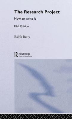 Research Project : How To Write It, Hardcover by Berry, Ralph, Brand New, Fre...
