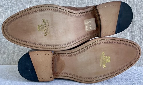 Sanders Diplomat x Shipton & Heneage Goodyear Welt VIENNA Lazyman Slipons US 12 - Picture 9 of 18