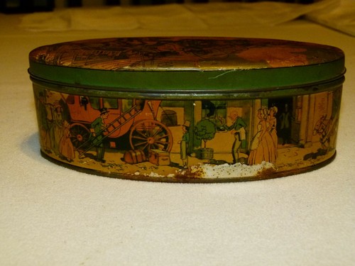 Vintage Rare Oval Shaped Thornes Toffee Tin - Bild 8 von 10