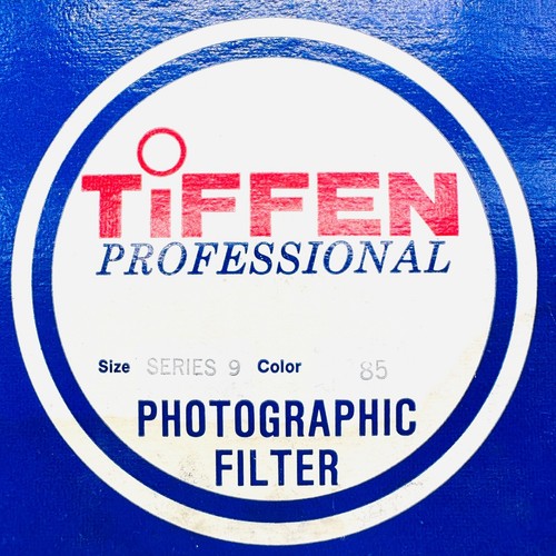 NOS MINT Tiffen Series 9 82mm Light balancing filter 85 with pouch, insert & box - Picture 6 of 6