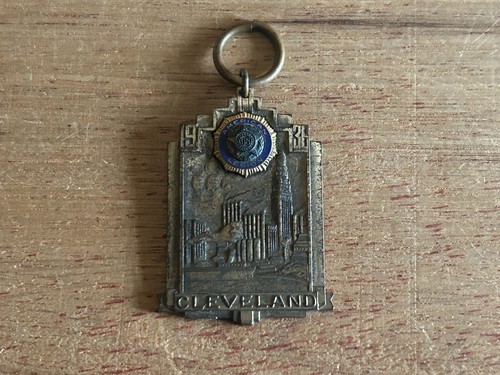 1936 Cleveland American Legion Medaille Anhänger McQuigg Past Commander Vintage - Bild 10 von 21