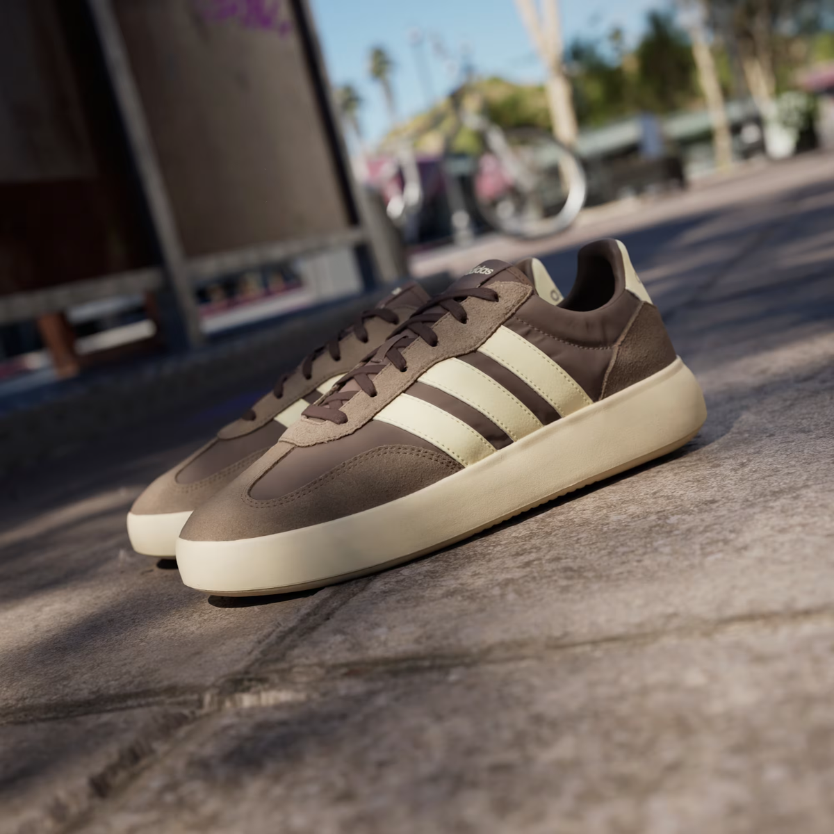 Mens adidas Barreda Decode JR3519 Earth Strata / Warm Vanilla
