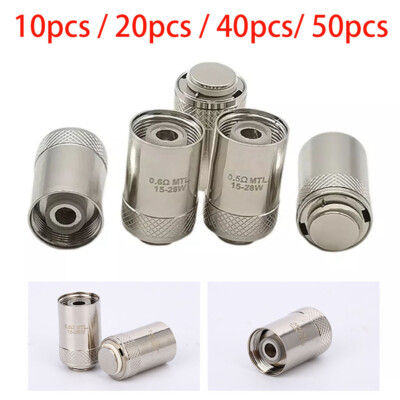 10/20/40/50x Replacement Coil Heads For AIO CUBIS BF SS316 0.5/0.6 Ohm D23 2-NG