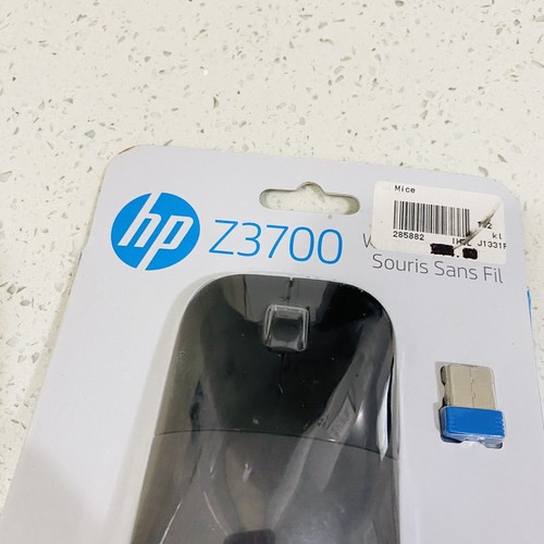HP Z3700 Wireless Computer Mouse with USB Dongle Black Brand New Sealed - Picture 6 of 6