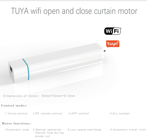 2-7M DIY Smart Motorised Curtain Rail, Smart Curtains, WIFI Electric Curtains - Picture 2 of 12