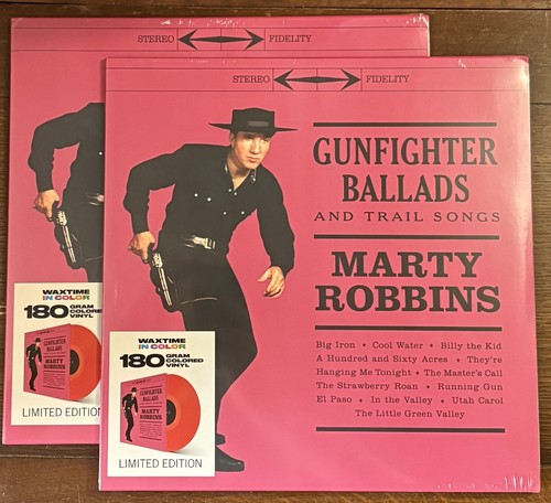 Marty Robbins Gunfighter Ballads & Trail Songs Red Vinyl New 8436559466264 - Imagen 4 de 12