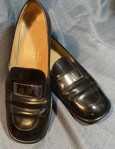 Original Gucci Halbschuhe Damen Größe 6 gebraucht kürzlich neu besohlt - Bild 1 von 7