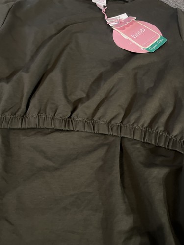 NEW BOOB DESIGN Niki Nursing Or Maternity Dress Earthy Green Long Sleeve Sz XL - Picture 2 of 17