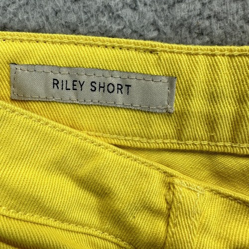 Lucky Brand Denim Riley Shorts Womens sz 14 Yellow Stretch W 27.5ins - Picture 4 of 12