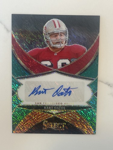 2024 Panini Select - Select Signatures Bart Oates SSP Green Shimmer #/5 - Picture 1 of 2