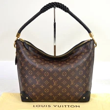 Louis Vuitton Triangle Softy Reverse Monogram Hobo Shoulder Bag Purse Handbag