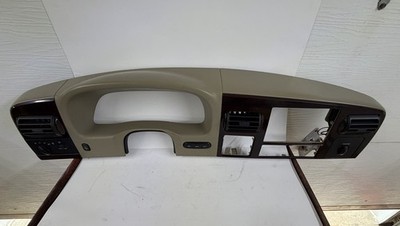 2005-2007 FORD SUPER DUTY F250 F350 F450 LARIAT DASH BEZEL WOOD GRAIN TRIM READ