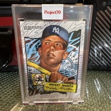 2021 Topps Project 70 - 1952 Topps Baseball Mickey Mantle #121 /6656