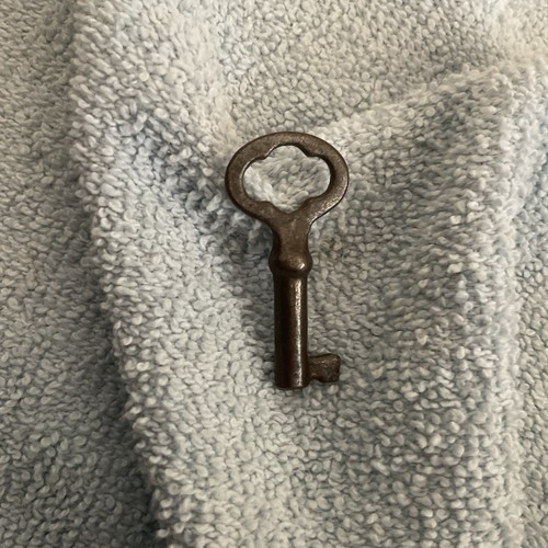 "Antigua llave esqueleto 1 1/2"" barril hueco arco superior" - Imagen 5 de 5