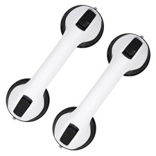 2-Pack Grab Bars for Bathtubs and Showers, 12 inch Shower Handle 12 Inch Black