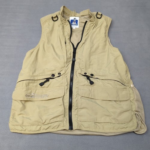 Vogelbeobachtungsweste BIG POCKET Herren Beige Small Made In USA Khaki