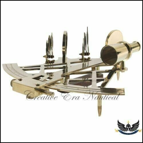 NAUTISCHER Kelvin & Hughes Vintage Messing-Sextant MARINE Maritime Navigation - Bild 2 von 6