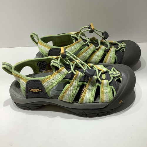 Keen Newport Women's Waterproof Closed Toe Sandals Shoes Gray/Green Size 5M Exc - Picture 2 of 8