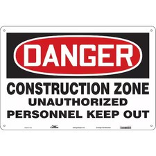 CONDOR 476K25 Safety Sign, 24 in Height, 36 in Width, Aluminum, Horizontal