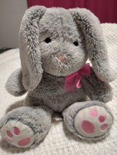 Grey Stuffed Bunny
