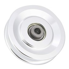 Aluminum Pulley Wheel, 90mm Aluminum Alloy Bearing Pulley Wheel, Maximum 660L...