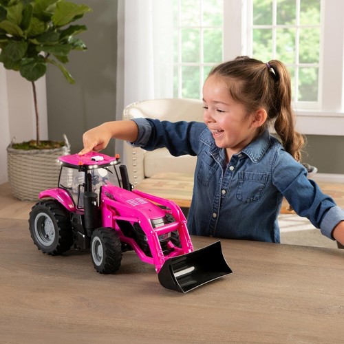 1/16 Big Farm Case IH Magnum PINK Tractor with Loader and Lights & Sounds, 47430 - Picture 9 of 9
