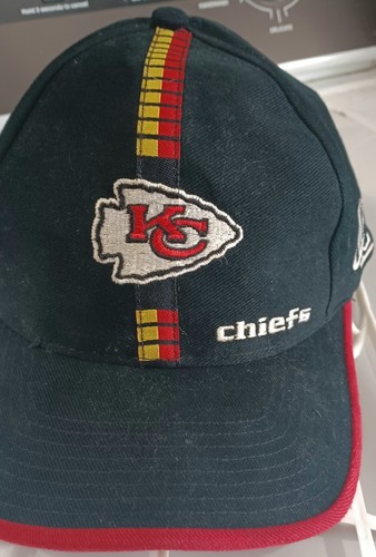 Vtg. Kansas City Chiefs Logo Athletic Hat Cap NFL Pro Line Adjustable - Picture 2 of 8