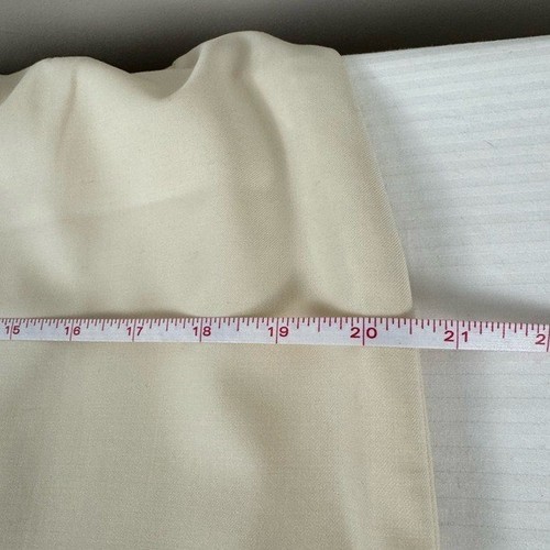 VTG Guy LaRoche Skirt Suit 12 Cream Ivory Wool Cord Tie Quiet Luxury Set - Picture 12 of 13