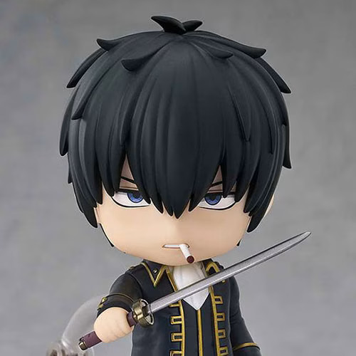 Figurine Gintama Toushirou Hijikata Nendoroid en ABS premium aux finitions peintes à la main