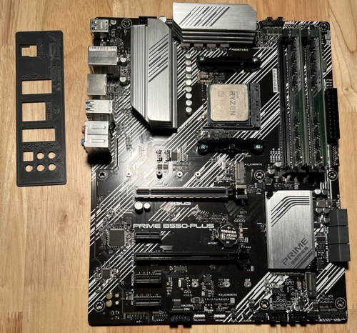 CPU + Motherboard + RAM Combo: ASUS PRIME B550-PLUS + Ryzen 5 3600X + 8 GB - Picture 1 of 24