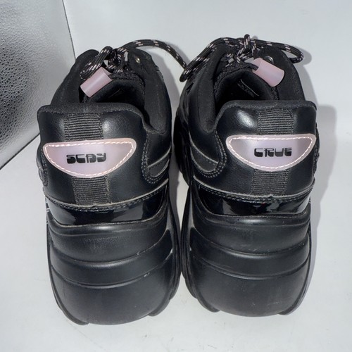 Bershka Dragon Design Women’s Size 40 Platform Black Graphic Sneakers Rare 9.5 - Picture 5 of 10