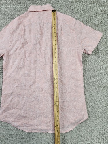 Nueva Camisa Con Etiquetas J.Crew Mezcla Lino Botón Frontal Talla Pequeña Rosa Floral BN322 - Imagen 7 de 11