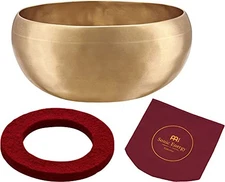 Bronze Singing Bowl with Felt Ring and Cover  Cosmos Series — MADE IN INDIA —