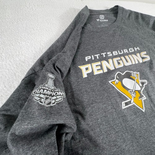 Camisa Pittsburgh Penguins Para Hombre 2XL Copa Stanley 2017 Mario Lemieux #66 Eastern - Imagen 5 de 7