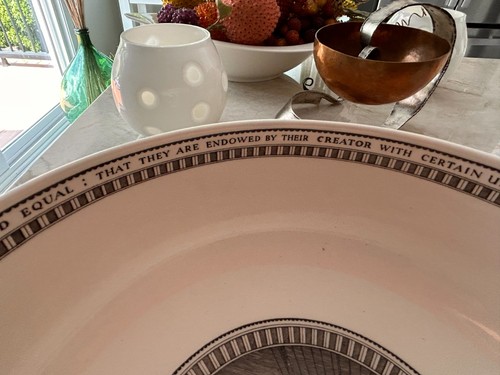 Wedgwood Philadelphia Liberty Bowl 18th Century Scenes 10.25" J.E. Caldwell-RL - Picture 8 of 14