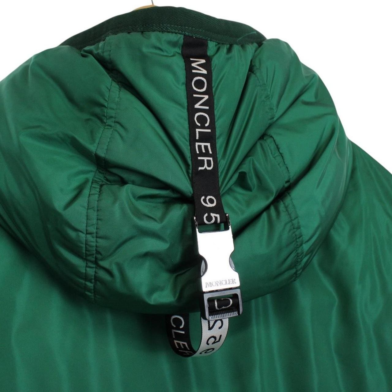 Moncler Guimet Forest Green Full Zip Hooded Down Jacket thumbnail 6