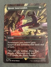 Heroic Intervention Non Foil MTG Marvel Secret Lair Drop, Black Panther