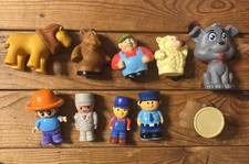 Mixed Lot Of 10 Plastic Animals People John Deere Figures Tomy READ