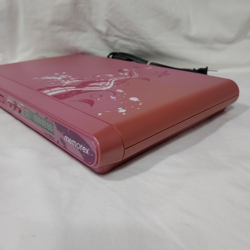 Memorex MVD2040-FLR DVD CD Player Pink Girls 2008 Tested - Picture 5 of 15