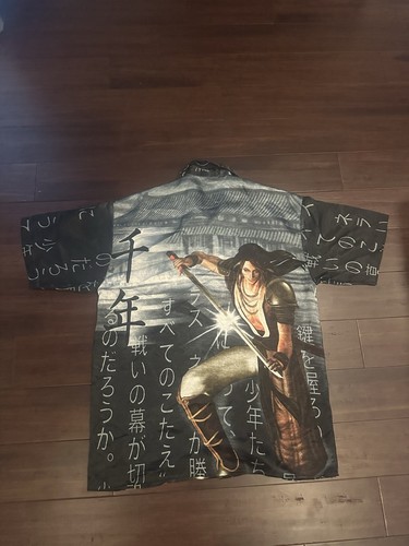 VTG 2000’s Zen ANIME Japanese Sword Ninja Samurai Graphic Shirt Large - Picture 3 of 6