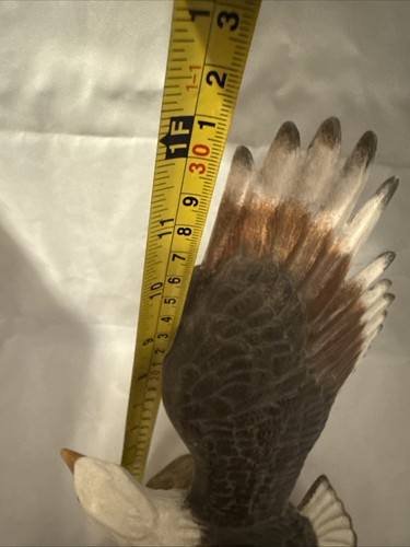 Estatuilla de águila americana firmada a mano hecha a mano pintada a mano pintada a mano de cerámica de estudio - Imagen 24 de 24