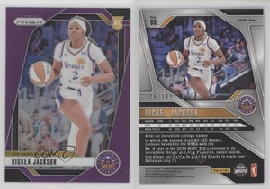 2024 Panini Prizm WNBA Purple Prizm /149 Rickea Jackson #60 Rookie RC
